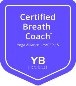 Yoga Alliance Certified Breath Coach badge